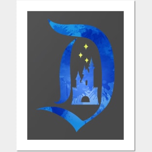 Castle Inspired Silhouette Posters and Art
